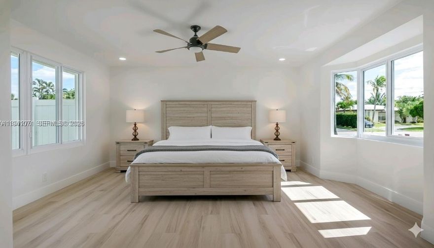 No HOA!!  Completely Renovated With over $100k in Upgrades - 3/2 Split Bedroom Single Family Home with Open Concept Floor plan with a Wood-like Tile Floor Planks throughout the entire home - large Kitchen Island, Shaker Style Cabinets, Stainless Steel Appliances, Quartz Counter Tops, and Wine Cooler - Large Great Room with a Beautiful 6 Foot Recessed Fireplace and Room for a Large Wall Mount TV on Top - Beautiful and Spacious Master Suite with Walk-in Closets ($3200 Credit for Custom Closets), Small sitting room or room for a treadmill / workout space / Office or kitchenette, Spacious Master Bath with Double Sink and a large Rainfall Shower - Covered Patio with a built-in BBQ Grill and Sink - Whole House Generator - Tankless Water heater - 3 Minutes to Pine Crest &
Westminster Private Schools