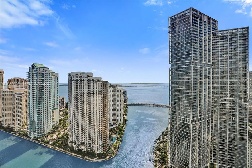 Experience elevated waterfront living at this 4 bedroom 5.5 bath unit in the iconic Aston Martin Residences, one of Miami’s most prestigious luxury towers. This refined residence offers breathtaking panoramic views of Biscayne Bay, the Miami River, and the city skyline, creating a seamless connection between sophisticated interiors and the surrounding waterfront.
The residence features a sleek, contemporary design with floor-to-ceiling glass that fills the space with natural light. High-end finishes include elegant marble flooring, custom European cabinetry, and Gaggenau appliances, delivering a perfect balance of style, comfort, and performance. Every detail has been thoughtfully curated to reflect modern luxury living at its finest.
Aston Martin Residences offers over 42,000 square feet of world-class amenities, including a state-of-the-art fitness center, spa, infinity-edge pool, expansive pool deck, private lounges, a cinema, virtual golf, and beautifully designed social and entertainment spaces. Residents also enjoy personalized concierge and butler services, and an exclusive lifestyle inspired by the legendary Aston Martin brand.
Ideally situated in the heart of Downtown Miami, Unit 3304 provides effortless access to Brickell, world-class dining, luxury shopping, cultural venues and major transportation hubs. This home represents a rare opportunity to own a refined residence in one of Miami’s most iconic and sought-after waterfront developments.
