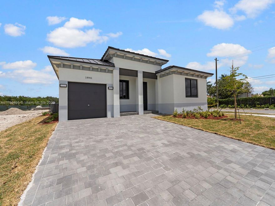 MOVE-IN READY! ALL CLOSING COST COVERED BY THE DEVELOPER WHEN USING PREFFERED LENDER AND TITLE COMPANIES. This beautifully designed 4-bedroom, 2-bath single-family home in Highland Residences features 1,575 sq. ft. of living space and a total of 1,876 sq. ft. under roof. Enjoy modern finishes including impact windows and doors, metal roof, ceramic and carpet flooring, spacious kitchen with pantry, and walk-in closets. The open-concept layout includes a family room, dining area, and a 1-car garage with laundry. Lot size is 5,023 sq. ft. Low HOA of approx. $20/month. Multiple models and lot sizes available. Conveniently located near shopping, schools, and dining.