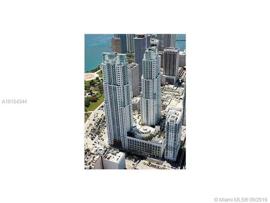 One Bedroom plus den (as 2nd bedroom with windows) South Biscayne Tower with downtown city views.  First class amenities include doorman, front desk staff, 3 story gym, full service spa and 4 pools.  Unit is being painted fresh new.  Washer and dryer in the unit