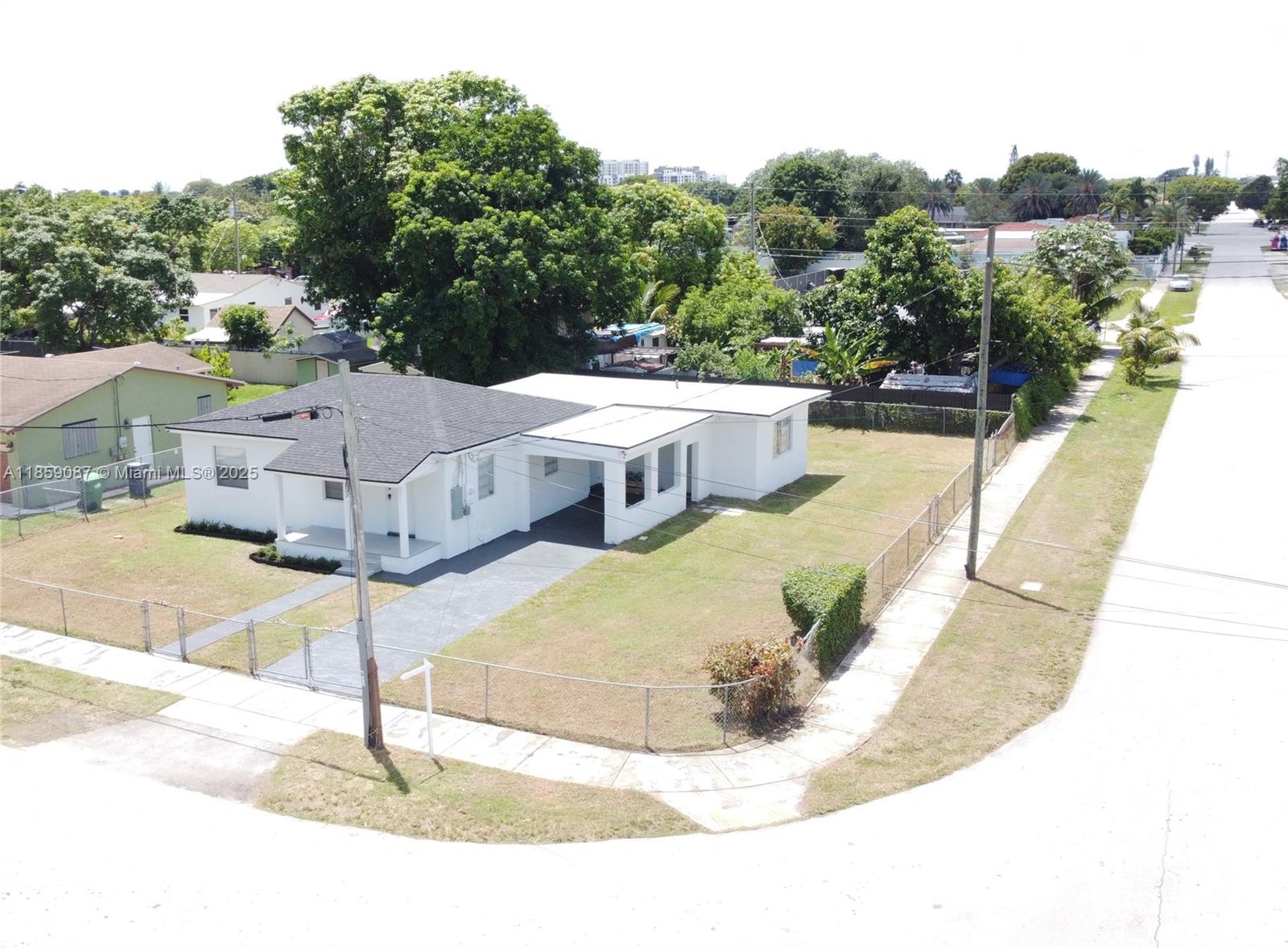 Beautiful Single Family Completely Remodeled 4/2 /1room is a Den. Custom and Modern designed kitchen with stainless steel appliances, New floors, New bathrooms, Modern light fixtures throughout the home. New Roof 2025. Huge yard with space for a pool, RV, Boat and endless possibilities. Minutes to Turnpike and US1 and the Turnpike. NO HOA. Don't miss out on this blend of comfort, style, and convenience—It's the perfect place to call home!