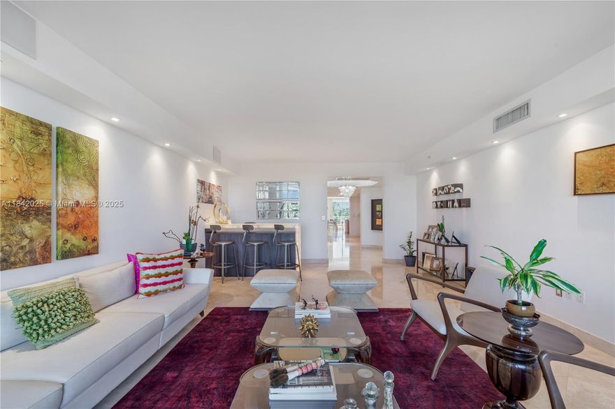 Unique opportunity for a  Penthouse  at an unbeatable price! Experience luxury living in this exquisite unit featuring 2 terraces + 1 balcony, a private elevator, and an exclusive foyer. With 3,112 Sq Ft under A/C, this  floorplan that includes 3 spacious bedrooms + laundry room a family room, and 4.5 bathrooms. Enjoy breathtaking sunset views of the park and bay from this bright and beautifully updated residence in the prestigious Lake Tower at Ocean Club. Includes 2 assigned parking spaces with charger  in front of 2 elevators and valet service. The building boasts top-tier concierge services and exclusive amenities, including an ultimate gym, resort-style pools, and access to all the world-class facilities Ocean Club is known for. Don't miss the chance to make this  home your own!