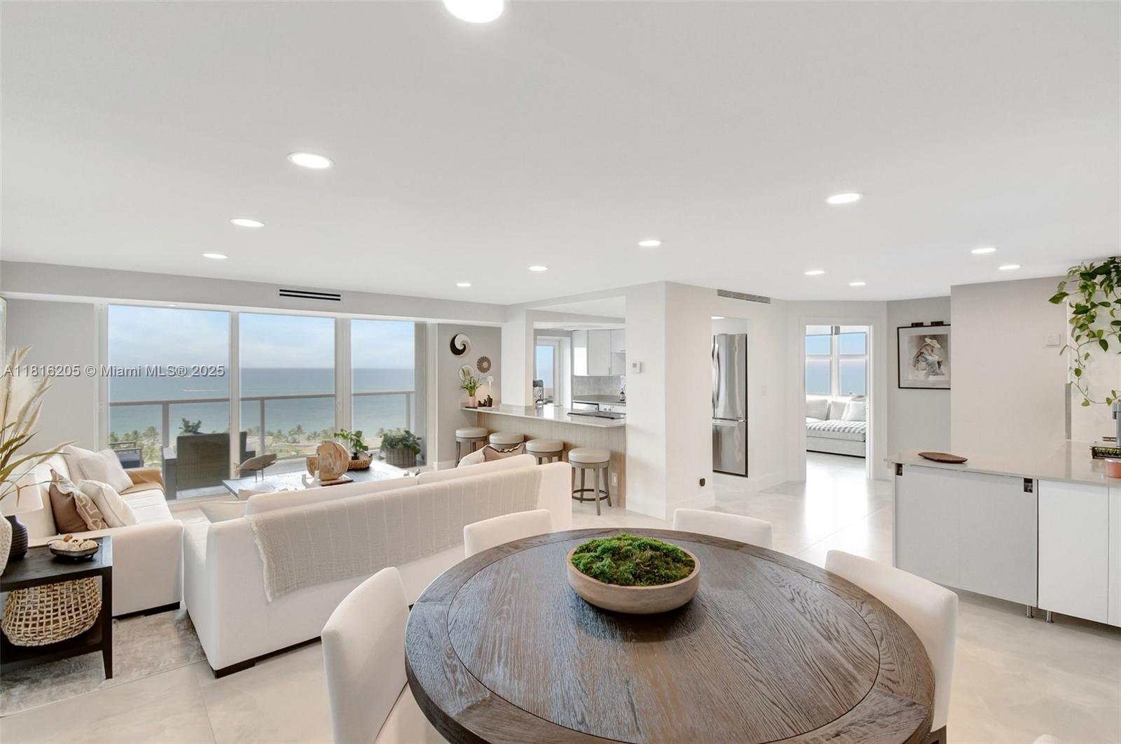Experience breathtaking ocean views from this fully upgraded 2-bedroom, 2-bathroom corner unit on the 18th floor of Embassy Tower! This beautifully updated corner unit offers stunning, unobstructed views of the Atlantic Ocean, Intracoastal, and Fort Lauderdale skyline.
The residence features sleek porcelain tile floors, a modern kitchen with quartz countertops, and two newly updated bathrooms. All appliances are brand new, with the exception of the refrigerator.
Located just steps from the beach, this home offers the perfect blend of serenity and convenience, with deeded garage parking and amenities. Whether you're seeking a weekend retreat or a year-round oceanfront residence, this condo delivers on luxury, lifestyle, and unforgettable views.