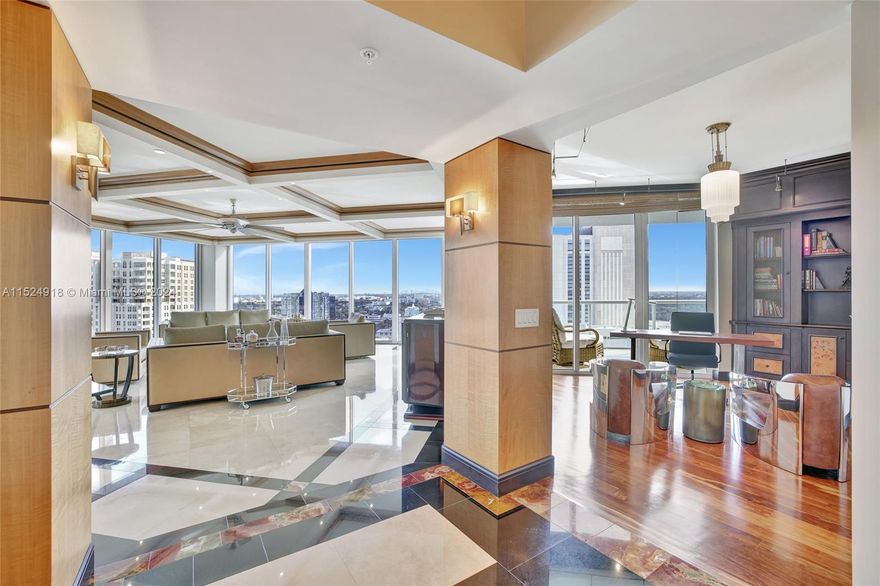 Don't miss THE BEST DEAL in all of downtown Ft. Lauderdale.  You can now elevate your lifestyle at Las Olas Riverhouse where sophistication meets urban allure at only **$619/sq ft**.  Enjoy captivating river & downtown views from the Park Avenue Unit's 4 balconies & Floor-to-Ceiling windows, a private elevator foyer, marble floors, art gallery hall, large closets, laundry room. Electric charger at your parking spot. Indulge in sophistication after a $4M building renovation: grand lobby, piano room, fitness/biz center, club room, concierge services & pamper yourself w/ a resort-style pool, steam room. Onsite manager & valet ensure seamless living. Walk right out to the vibrant riverwalk, Eddie V’s, Greenwise, Las Olas shops, restaurants, & nightlife.  Healthy HOA w/20% of Budget to reserves