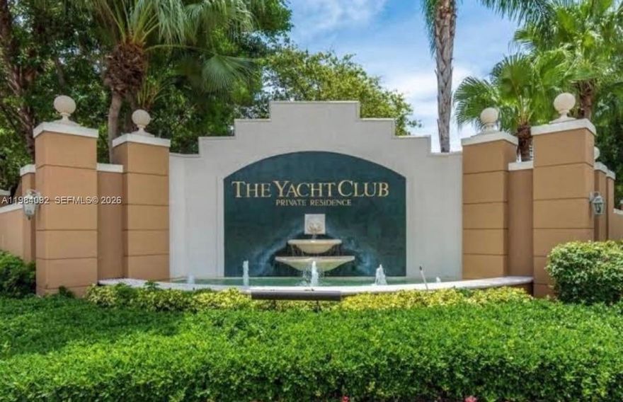 AVAILABLE NOW !! Beautifully updated, Fully Furnished 2-bed/2-bath top-floor corner unit at The Yacht Club at Aventura.  This bright, spacious residence features an open layout, stainless-steel appliances, a newer in-unit washer/dryer, and a private balcony with serene views. Split-bedroom design offers privacy and comfort.
The Yacht Club is a gated, resort-style community with a heated pool, jacuzzi, fitness center, tennis, basketball, marina access, BBQ area, business center, and 24-hour security. Prime location on the Aventura Circle, minutes to Aventura Mall, beaches, dining, and major highways.  **Available for annual lease.** Fast approval.