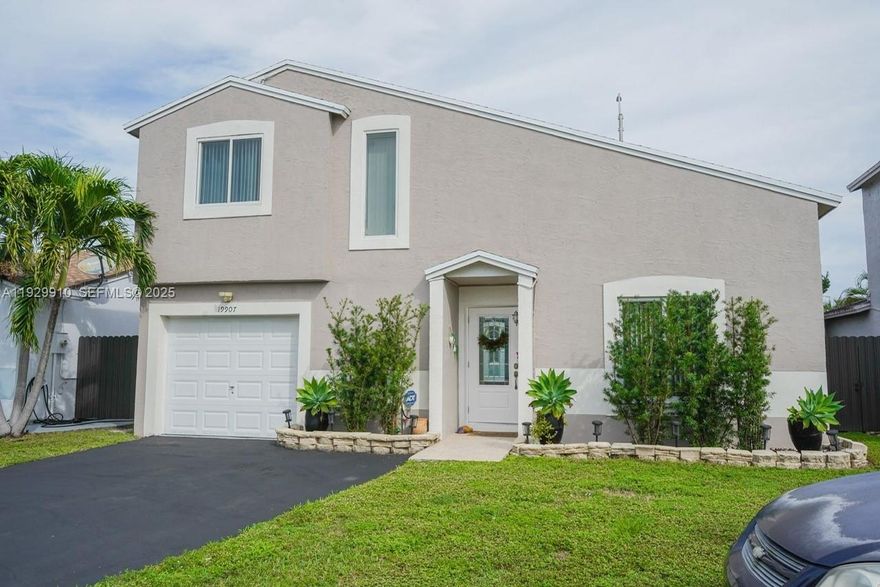 This beautifully upgraded property features elegant porcelain tile flooring, impact doors and windows, and a new A/C system for enhanced comfort. Enjoy energy efficiency with an EcoSmart tankless water heater and the convenience of stainless steel appliances. The home has been completely painted inside, while the exterior concrete has been resurfaced for a fresh, modern finish.
The property also boasts beautiful landscaping in both the front and back yards, along with a wide aluminum gate door for easy access. The backyard is a true retreat, highlighted by an incredible heat-insulated pergola equipped with two fans and a sun-shade blocker, making it the perfect space for relaxation or entertainment. This 3-bedroom, 2-bath gem is truly move-in ready!