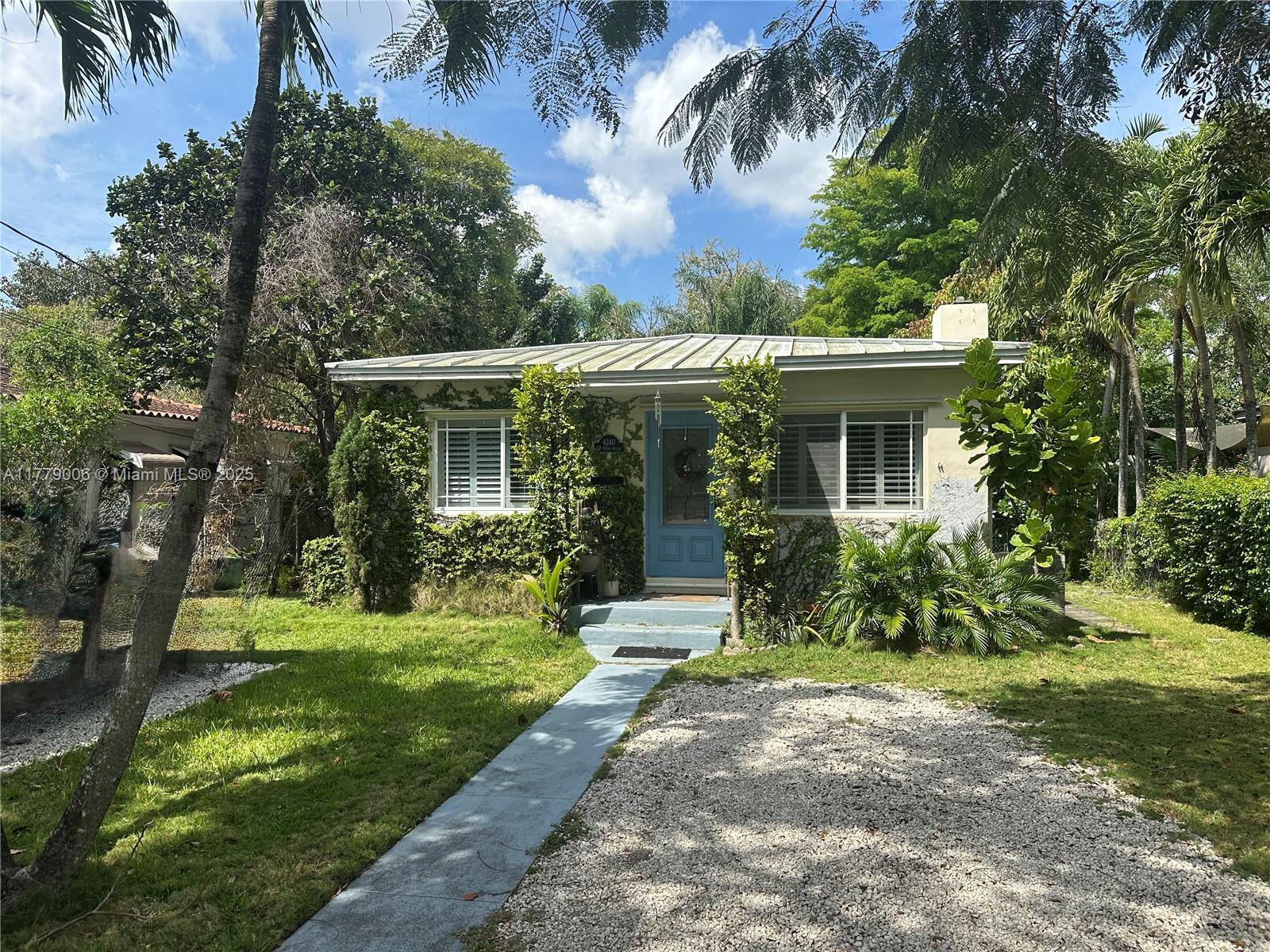 Rental Property at 4240 Sw 62nd Ave, South Miami, Miami-Dade County, Florida - Bedrooms: 2 
Bathrooms: 1  - $3,500 MO.