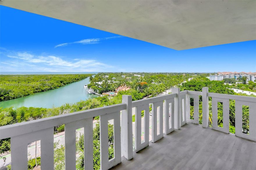 This fully renovated 2-bedroom, 2-bath corner unit spans 1,782 sq. ft. and showcases breathtaking views of the canal and state park. The rare corner layout offers oversized living areas, updates appliances, a windowed kitchen, and serene water and nature vistas throughout. The primary bedroom size truly makes it feel like a true retreat. Residents enjoy resort-style amenities including a fitness center, serviced pool, private beach access, children’s playroom, watercraft storage, on-site restaurant, billiards, and tennis courts. Come see what true Key Biscayne living feels like in Paradise.