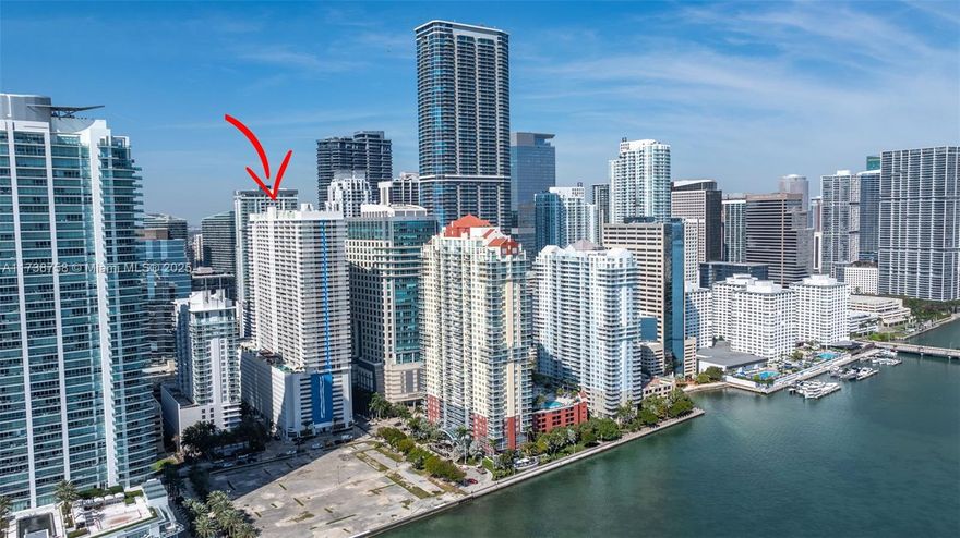 Welcome investors to this stunning 1 bedroom located in the heart of Miami's Brickell Financial District offers luxury living at its finest. With a spacious layout, granite counters, and white appliances, this unit is perfect for those seeking modern elegance. The building itself is a towering skyscraper with 43 floors, boasting not one but two pools for residents to enjoy. The large balcony provides breathtaking views of the water and surrounding skyscrapers, creating a serene oasis in the midst of the bustling city. With a community pool, 1 car garage, and proximity to restaurants, shops, and Brickell City, this condo truly has it all. Do not miss this income potential opportunity. AIRBNB approved, NO RESTRICTIONS! VIDEO TOUR available upon request. HOA HAS RESERVES & NO ASSESSMENTS.