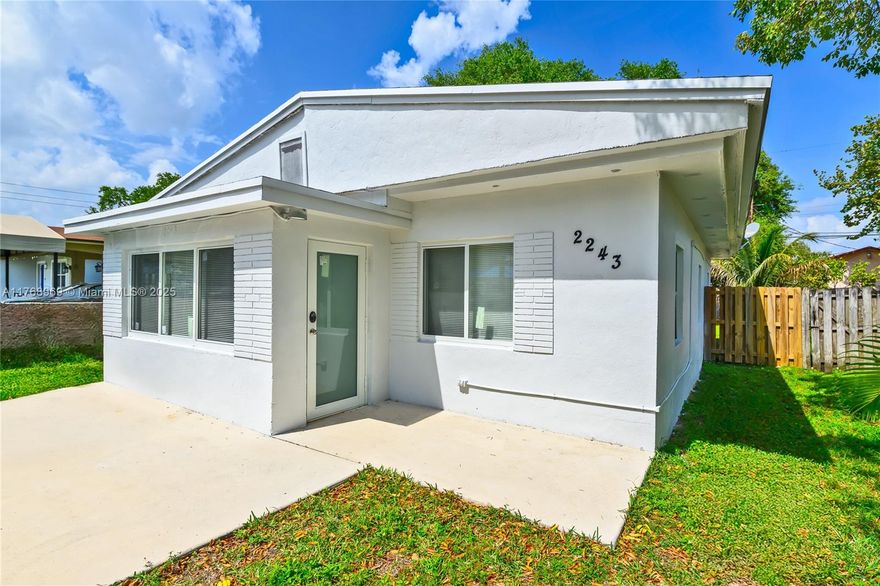 OWNER FINANCING AVAILABLE!! INVESTORS WELCOME. Ready to move in cozy single-family home. Brand new roof 2024, brand new hurricane- impact windows and doors 2024, substantially remodeled and ready for the buyers last touch ups. Laundry inside, open kitchen concept, granite counter tops, SS appliances, fully fenced patio with fruit trees. Fully termites' treatment certificated 2025. Brand new HVAC Central AC 2025. No HOA, no restrictions, pets OK. Lease to purchase and owner financial available.
