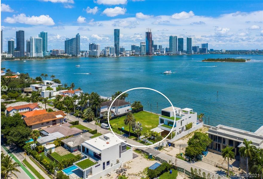 Two Extraordinary waterfront lots with a combined total of 120 ft of water frontage and endless views. Lots offer direct bay and ocean access. Wonderful opportunity for a developer or to build your dream home. Total combined lot size is 18,000 sq. ft. Great location with easy access to Sunset Harbor, Miami Beach, Edgewater and Brickell. Sale of the property includes architect plans. Price reflects the sale of both 1045 N Venetian and 1041 N Venetian. 1041 N Venetian is also listed individually for sale (A11029035).