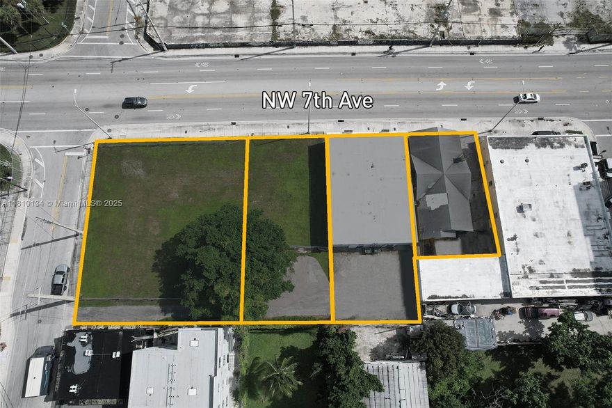 Central Commercial Real Estate is pleased to offer the opportunity to acquire a unique 0.62 acre site at the gateway to the UM/Jackson Health District. The assemblage consists of approximately 27,125 SF contiguous. This site represents an ideal opportunity for a Live Local Act development. The in-place T6-12-O zoning provides for an
12-story mixed-use building by right with 80% lot coverage. Located at the intersection of NW 7th Ave (SR 441) and 12th Street. This strategic site is just minutes from the Jackson Health District and major expressways.
Less than 1 mile from both the UHealth/ Converge Miami Life Science Building and Lindsey Hopkins Technical College.