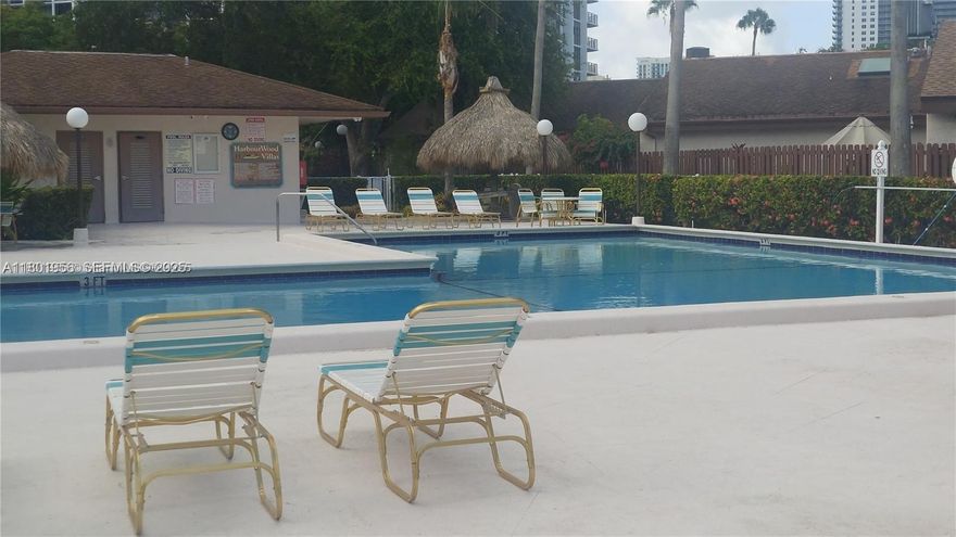 flexible on deposit. Beautiful & updated, large pet welcomed, 2/2 villa, available for rent in Harbourwood Villas in Three Islands, Hallandale Beach. Very spacious and immaculate with over 1700 sq. ft. of living space with large rooms, high ceilings and private patio. Gorgeous atrium in your very own living room. Full-size washer and dryer in unit. With 2 assigned parking spaces directly in front of unit. Cable and utilities included in rent. Amenities include huge heated swimming pool w/ steam and sauna room, tennis and racquetball courts all located on beautifully landscaped grounds w/ boat dockage available. Tranquil location just minutes walking to the beach, Publix, Winn Dixie, and WalMart