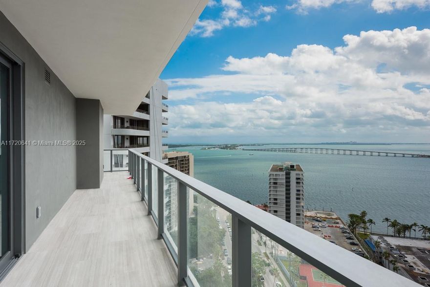 Live in luxury in this 2B/2.5Bth at Echo Brickell! This stunning unit offers city and bay views, smart home technology, top-of-the-line appliances kitchen, and a spacious terrace with a summer kitchen. Amenities include infinity pool, hot tubs, fitness center, and 24/7 concierge. Steps from Brickell's best dining and entertainment. Unit is currently rented until July 2026. Showings 24 hour notice required. Mon-Fri 10am - 4pm. Please use showing assist to schedule or text L.A.