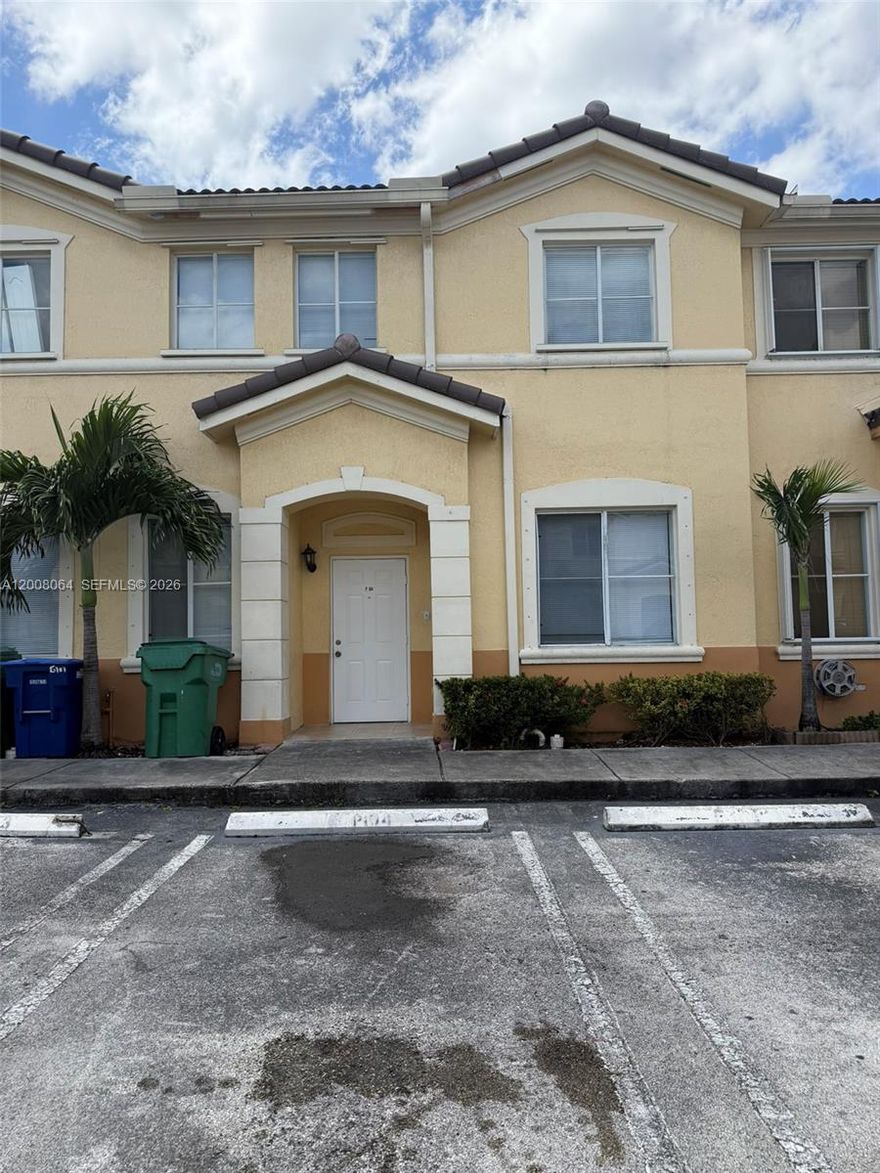 Welcome home to this charming and well-cared-for townhome in sought-after Shoma Villas at Country Club. This 4-bedroom, 3-bath residence offers approx. 1,500 sq ft of comfortable living space with a functional and inviting layout. Enjoy the convenience of two parking spaces right in front of your door. The private patio is perfect for relaxing or entertaining, while storm shutters provide added peace of mind. Centrally located near shopping, dining, schools, and major highways, making daily living easy. Low association adds to the value. A wonderful place to call home—don’t miss this opportunity.

EASY TO SHOW