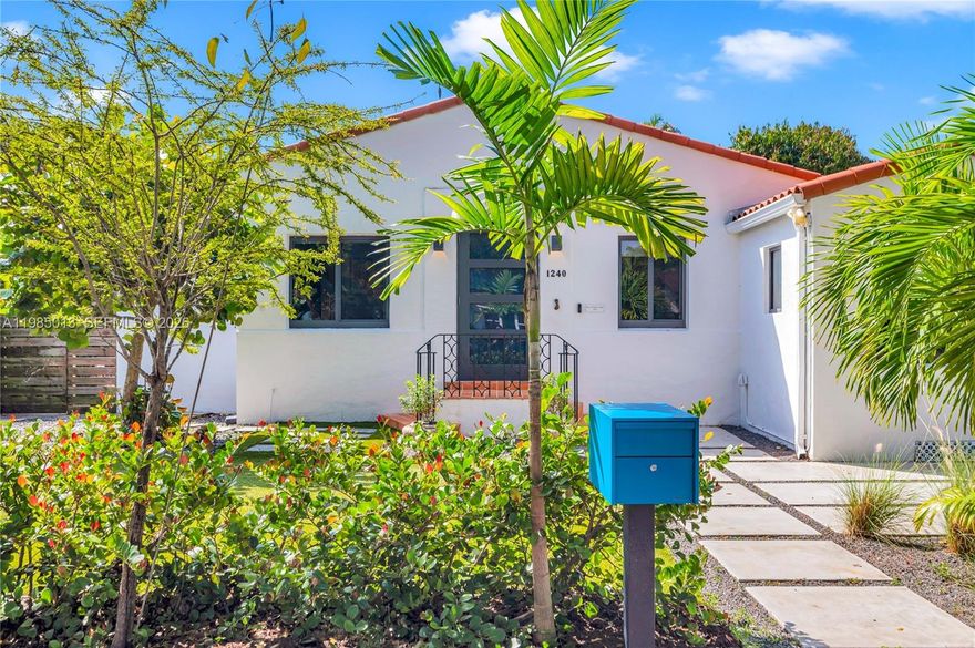 Welcome to this peaceful retreat in the heart of Miami. This fully renovated 3BD/3BA home is located on a quiet, tree-lined street in East Shenandoah, just one block from the Roads, perfectly positioned close to everything. Enjoy bright, spacious living areas featuring high ceilings, wide plank oak floors & an abundance of natural light. Step into your private backyard oasis, complete with a sparkling pool, lounge area, covered patio & low-maintenance astroturf, an ideal setting for entertaining or relaxation. The primary suite features a luxurious bathroom & double doors opening directly to the pool. A unique detached flex-space with beautiful garden views is perfect for an office or yoga studio. Peace of mind is built-in with security cameras & impact windows/doors. Pool maintenance is included in the rent. This location is unbeatable for those seeking proximity to Brickell/Downtown, Key Biscayne & Coconut Grove. Your Miami sanctuary awaits! Available starting May 1st.