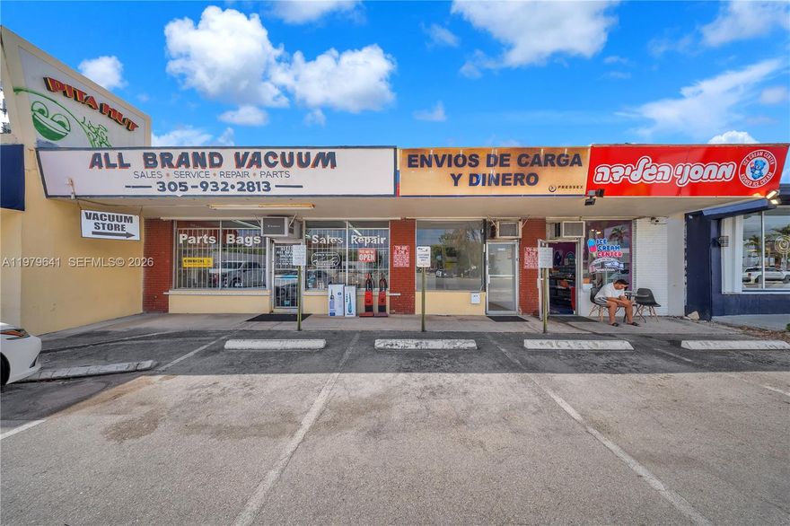 975 SF and 1,283 SF of retail/office space available at 18480 W Dixie Highway in North Miami Beach. Located just off US-1, the property offers high visibility, strong residential and daytime traffic, ample onsite parking, and easy access. Zoned Ojus Urban Area District (Mixed-Use Main Street), the space supports a wide range of retail and office uses, including salons, barbershops, wellness services, boutique retail, professional and medical offices, entertainment, civic, child-care, and health-care services. Excellent opportunity for long-term growth in a dense, active trade area.