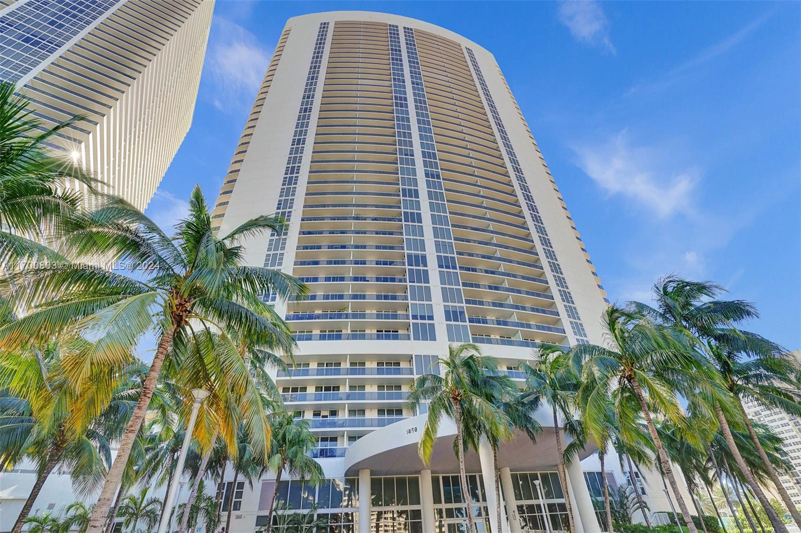 Rental Property at 1850 S Ocean Dr 2709, Hallandale Beach, Broward County, Florida - Bedrooms: 2 
Bathrooms: 1  - $3,800 MO.