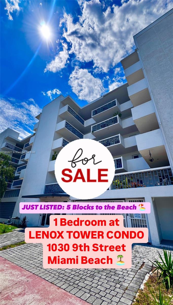 Property for Sale at 1030 9th St 403, Miami Beach, Miami-Dade County, Florida - Bedrooms: 1 
Bathrooms: 1  - $288,000