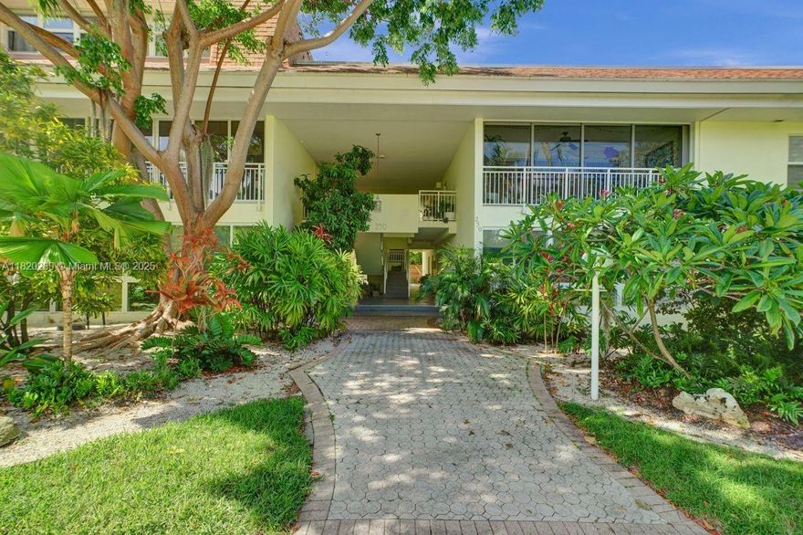 Rare Opportunity! Offered for the first time in years, this oversized garden apartment is located in one of the most sought-after and rarely available buildings in Key Biscayne’s coveted Garden District. With only 14 units in the complex, opportunities like this are exceptionally rare.
Flooded with natural light, this spacious residence features impact windows and doors throughout, offering peace of mind and energy efficiency. The layout provides excellent potential for customization, as the unit does require some work—ideal for those looking to create their dream home in an unbeatable location.
Easy to show. Don’t miss this unique chance to own in a quiet, boutique building just moments from the island's best amenities.