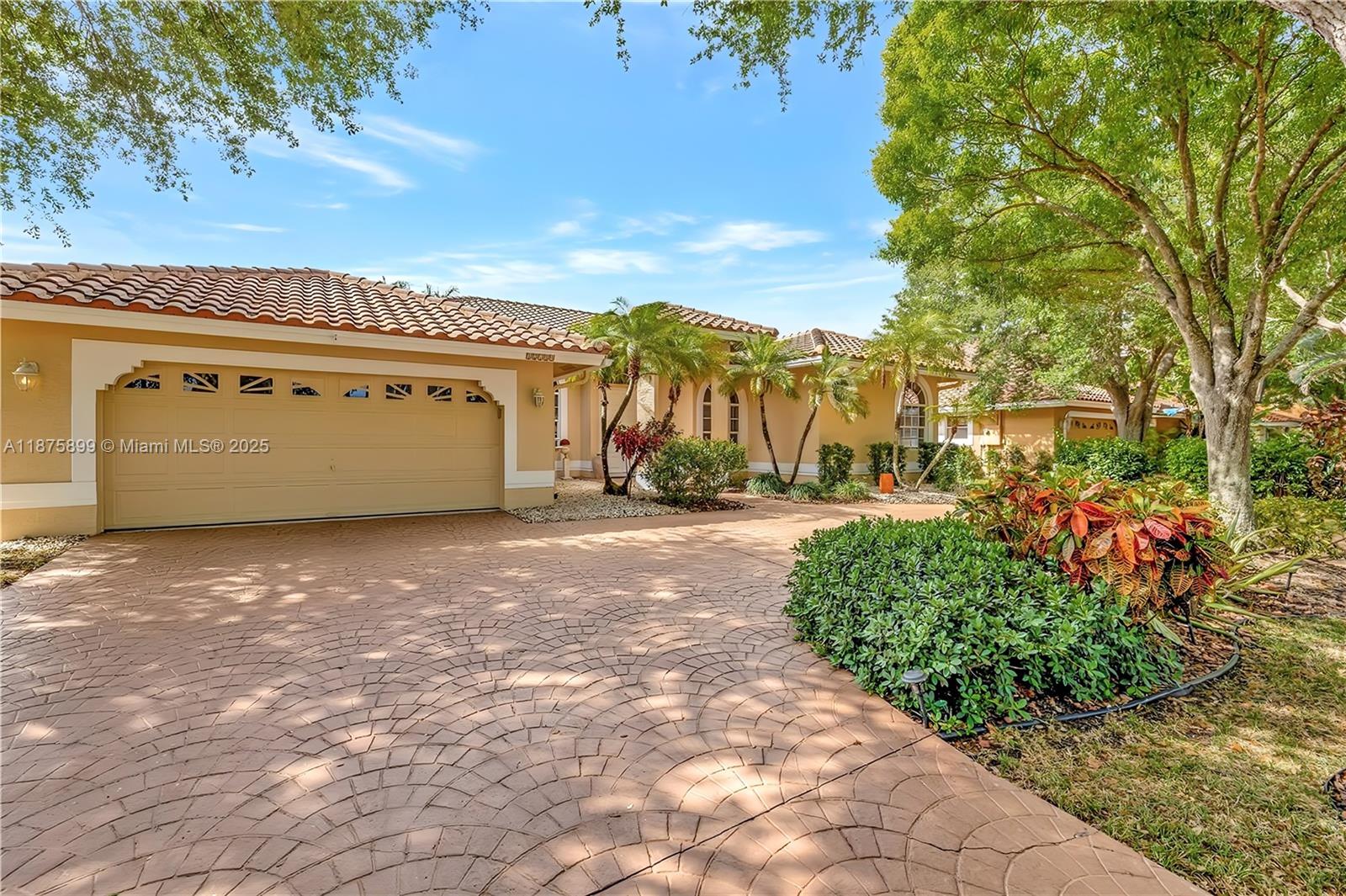Look no further, this is the one! This stunning 5 bedroom, 3.5 bath residence, tucked away on a quiet cul de sac, has been exceptionally well cared for. Featuring a 8 year old roof, brand-new A/C, freshly painted exterior and patio deck, plus new engineered wood floors in the main living areas and bedrooms, it’s truly move-in ready. Elegant design touches can be found throughout the home, complementing its spacious layout. The oversized private pool and extended patio make it ideal for entertaining or relaxing. High ceilings add to the home’s spacious, luxurious feel.. Enjoy the Eagle Trace Lifestyle today!