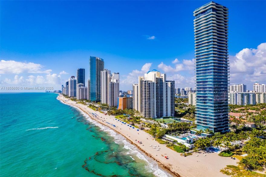 Welcome to Regalia, Sunny Isles Beach, with 360° unobstructed views and over 2,100 sq ft of wraparound terrace. Nearly 5,000 sq ft interiors with 4 bedrooms, office, 5.5 baths, gourmet kitchen, spa-style primary suite, wine cellar, smart home, marble floors, and private elevator foyer. Luxury amenities: beach service, pool, spa, fitness center, wine vault, kids’ playroom, and business center.