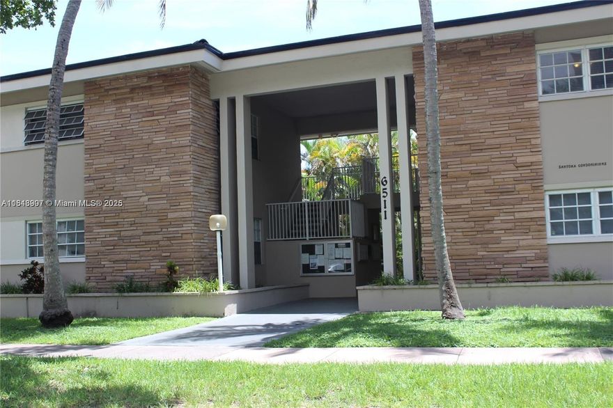 Amazing location, Steps from The University of Miami, Metro rail, grocery stores and The Shops and Restaurants of South Miami. Unit has new kitchen granite countertops, new appliances, two bedrooms, two bathrooms, separate entrance available for the primary bedroom. Laminate floors throughout. New Ceiling fans and separate a/c units in each room.  Unit located on second floor.  Please call listing agent for more information