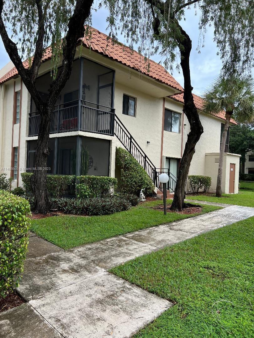 Great opportunity to buy a well maintained 2 bedroom 2 bath corner unit with water view on 2nd floor. Plenty of natural light, large living area, eat-in kitchen, spacious bedrooms, walking closets, front & back screened porches, washer & dryer in the unit, storage, assigned parking space, rental restriction; The property can be rented 4 months in a year. Bonaventure Town Center amenities: Pools, tennis, gym, pool tables, bowling, racket ball, and much more. THE CEILING FAN ON THE BACK PORCH IS EXCLUDED FROM THE SALE AND WILL NOT BE REPLACED.