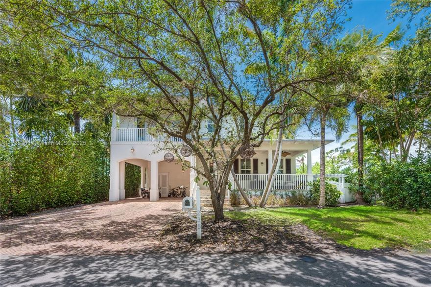 Great Location in the center of Key Biscayne, near the park, schools and Harbor Dr. for easy access. 4035 sq.ft. 1st floor: Formal Living room & Formal Dining Room. Remodeled kitchen with breakfast area connected to a huge, luminous and comfortable family room that opens to a covered terrace. Very big bedroom with full bath. Laundry with sink, cabinets and refrigerator. 2nd Floor: Master bedroom w/huge bathroom and build in wood closets. Junior suite with bathtub. 2 bedrooms that share one bath. Spacious L shape covered terrace. Pool with a lot of sun throughout the day. Wood Fence allows access to the street. Green fence creates a very private environment. Very luminous house, elevated, on sewer. Property is rented until June 30th 2025.
