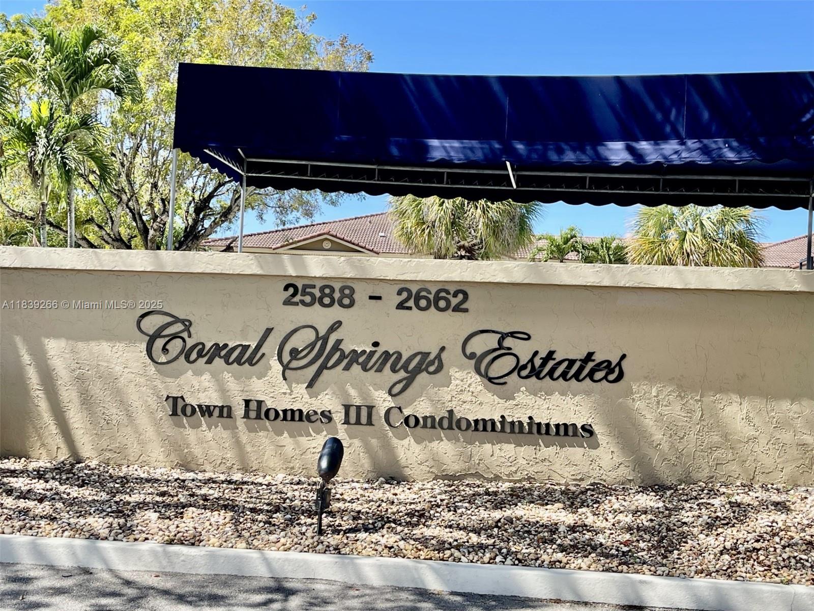 CORAL SPRINGS ESTATE TOWN - Residential Lease