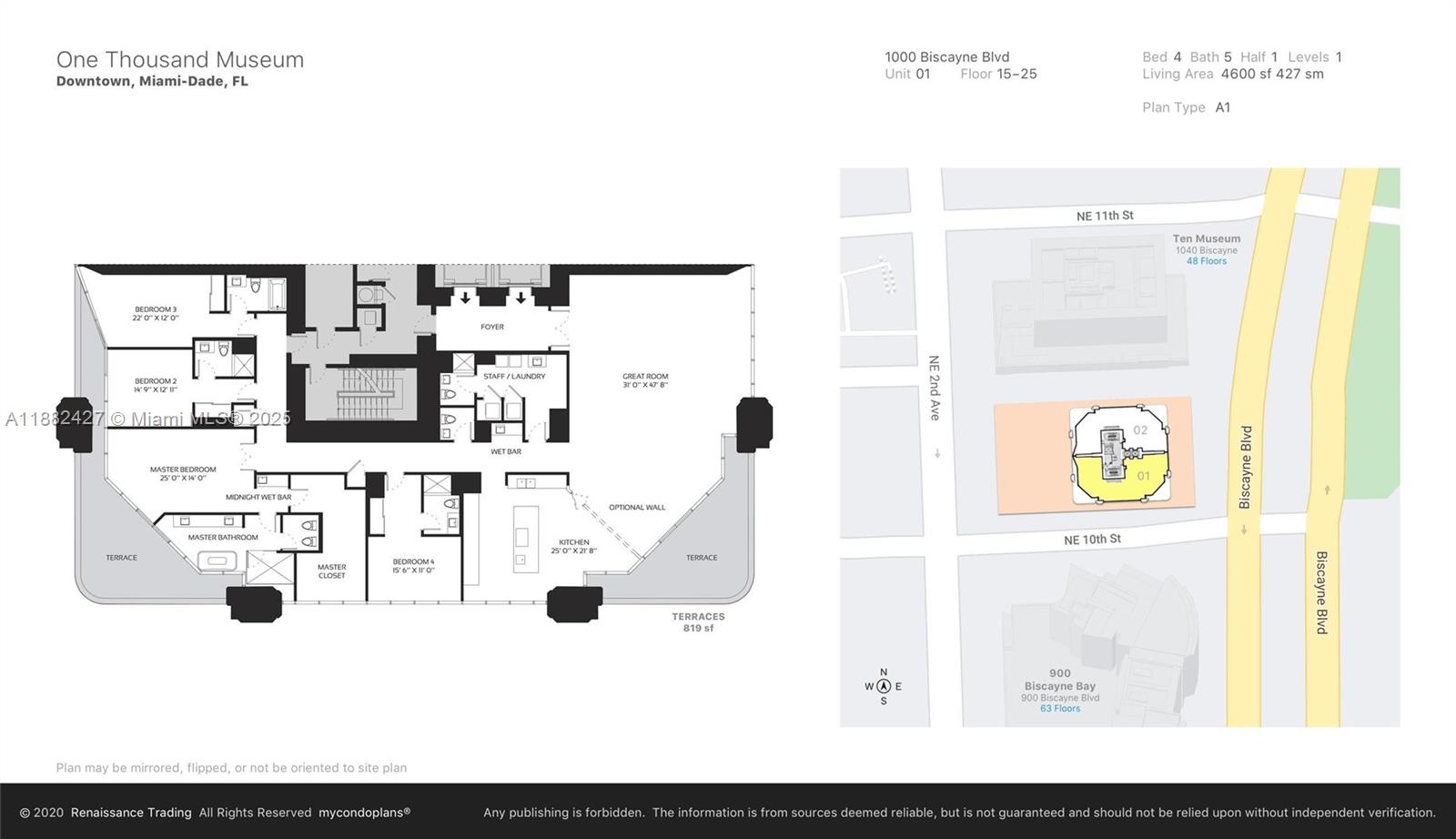 ONE THOUSAND MUSEUM - Residential Lease