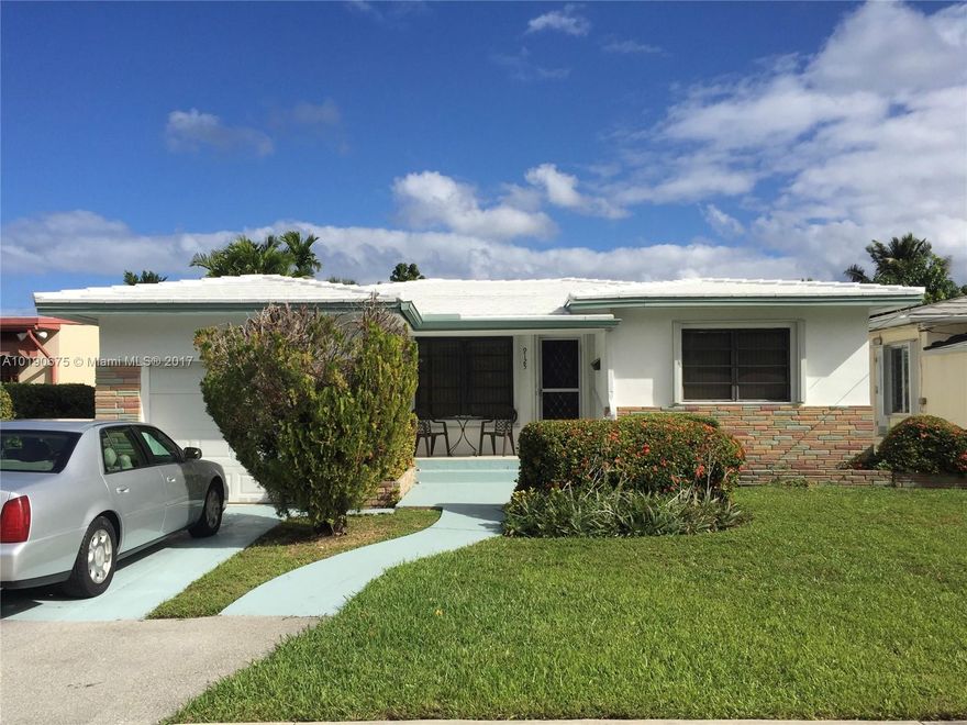 Renovator’s dream in the heart of desirable Surfside! Split floor plan, bright sunlit rooms, original terrazzo floors throughout, and hurricane shutters.  3 bedrooms, 2 bathrooms & spacious living & dining areas plus a Florida room. Attached 1-car garage with a half bath. Kitchen with gas & very large backyard with mango & lychee trees. New AC. Walk to the beach, Four Seasons Surf Club, Surfside Community Center, houses of Worship & much more. Close to Bal Harbour Shops and zoned for Bay Harbor schools.