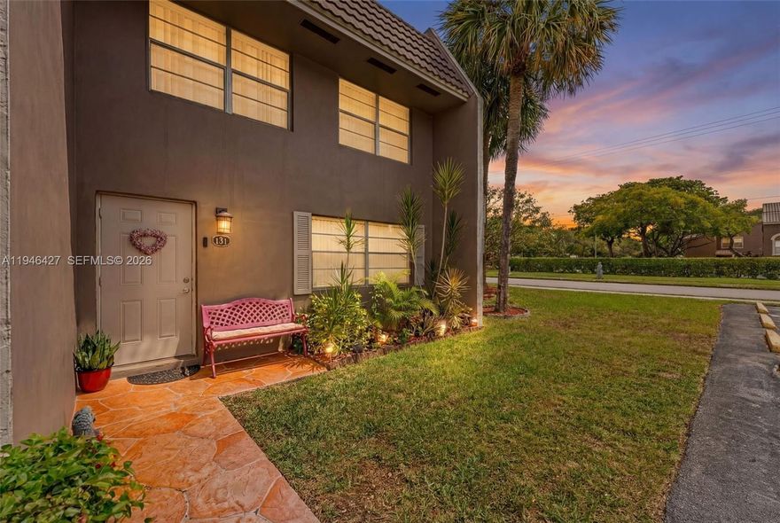 Well maintained 3 Bedroom, 2.5 Bath corner unit townhome centrally located in Coral Springs!
This spacious Country Village residence offers separate living, dining, and family rooms, providing flexibility for everyday living and entertaining. The large primary suite features private access to an expansive open balcony, creating a perfect retreat. Tile flooring throughout and an inviting patio to enhance the home’s open and functional layout. Ideally situated near major highways, hospitals, restaurants, shopping centers, and more, this community offers both convenience and comfort. Roof (2023), A/C (2022), Water Heater (2021), min 10% down, and 650 credit score required.