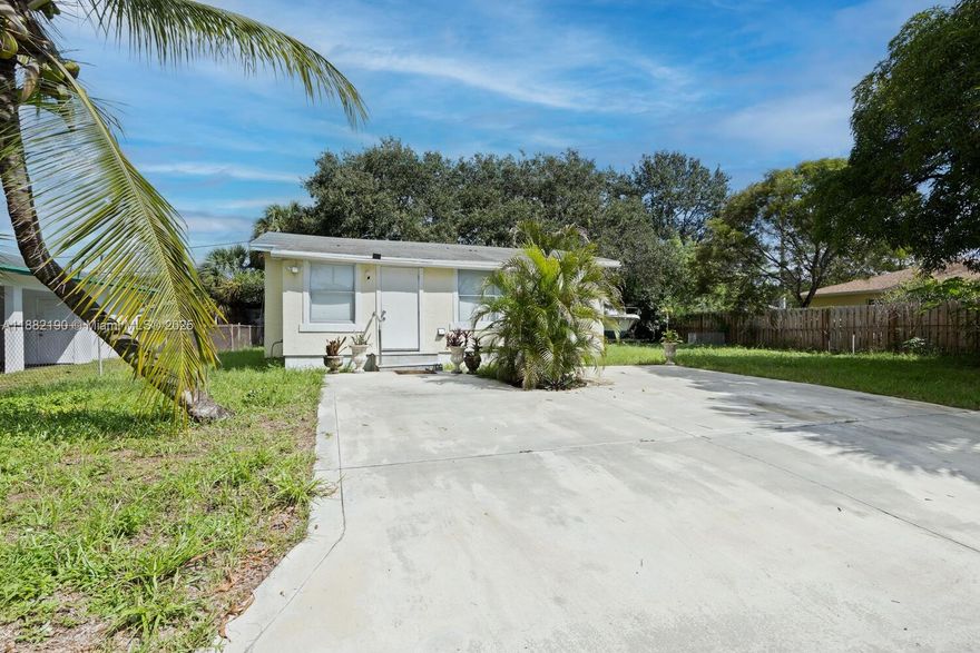 Wonderful 2 bedroom, 1 bathroom home located in Fort Lauderdale. This charming property features spacious bedrooms and an updated kitchen that opens seamlessly to the living area, creating a warm inviting flow. An additional flex space offers the perfect spot for a home office, den, or welcoming entry room. The home sits on an oversized lot with plenty of room to add a pool, outdoor entertaining space, or future expansion—a true plus in this area. Whether you’re a first-time buyer or investor, this home offers both comfort and opportunity in a growing community. Situated in a prime location just minutes from Downtown Ft. Lauderdale, Las Olas, beaches, top tier golf courses, fine dining, shopping, Ft. Lauderdale-Hollywood International airport and easy access to I-95 and major highways.