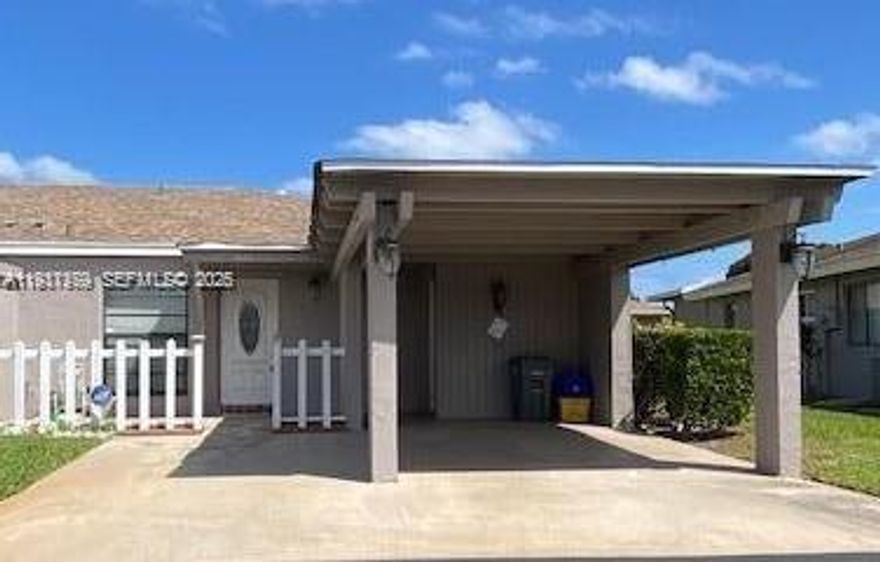 Stop Searching – You've Found Your New Home! Discover this beautiful 2-bedroom, 2-bathroom villa, renovated and located in the vibrant 55+ community of The Camelot. No carpet. Updated bathrooms. New roof from 2021 Water heater, electrical panel, and A/C from 2020 The Camelot offers fantastic amenities including a clubhouse, tennis and pickleball courts, a swimming pool, and more – all in a prime location with low monthly maintenance fees. Schedule your tour showing!