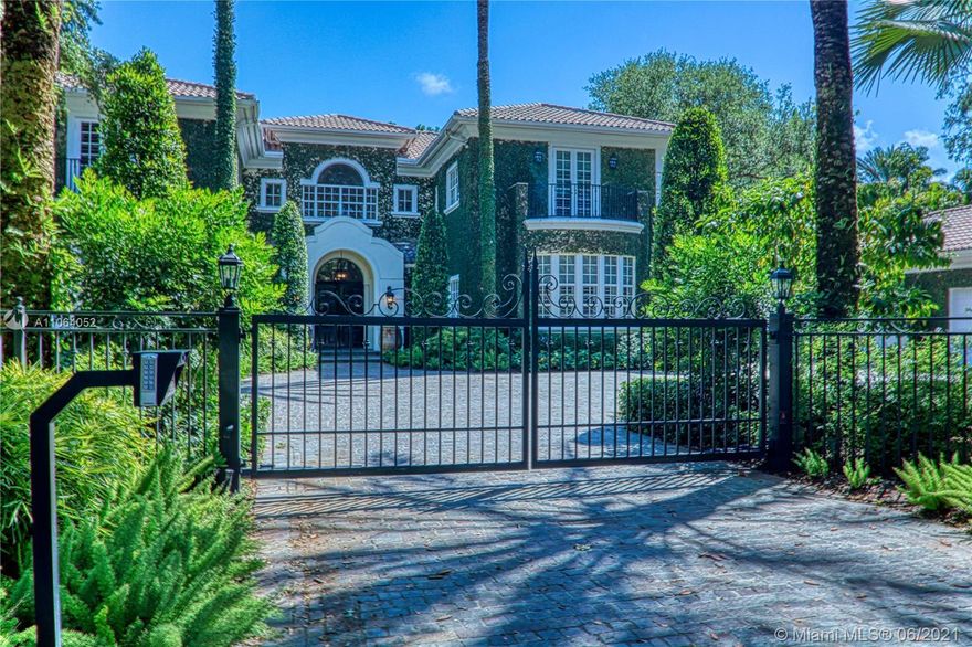 Classic Mediterranean home on one of the prettiest streets in Ponce Davis. Perfect proportion, beautiful appointments, elegant fixtures, and a great floor plan make this home a gem not often available on the market.  Chef's kitchen, spacious office with built-ins, maid's qtrs, upstairs master w adjoining loft, and  three car garage offers the ability to enter from the rear or front of the property. This exceptional property incorporates the best of quality, taste, and liveability in a setting one seldom finds.