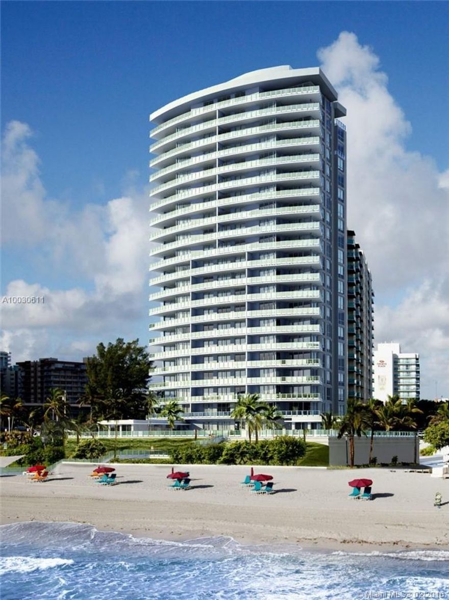 Spectacular 3 bedroom, 3.5 bathroom beachfront condominium located in Hollywood Beach's most exclusive Apogee Beach. Apogee Beach consists of only 49 luxury oceanfront condominiums that feature floor to ceiling high impact windows, large balconies & first class amenities. This unit features: wood floors throughout, Italian cabinetry, stainless steel appliances, closet cabinetry,custom modern interior doors, expansive and unobstructed views from
your own private balcony over looking the Atlantic ocean.