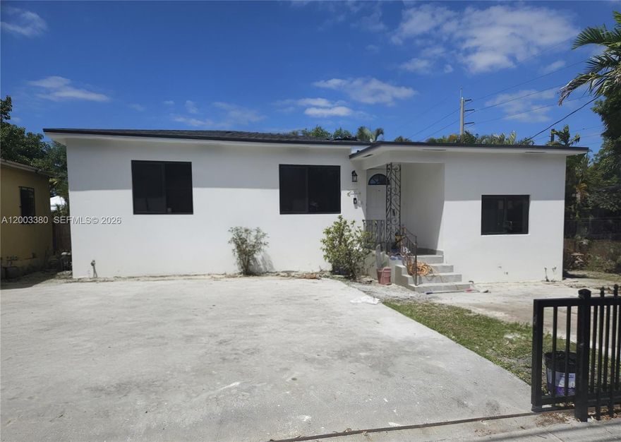 Freshly remodeled single-family home featuring modern finishes throughout. Bright, open layout with updated kitchen and baths, new flooring, and a clean contemporary look. Move-in ready with plenty of outdoor space, gated, and ample parking.