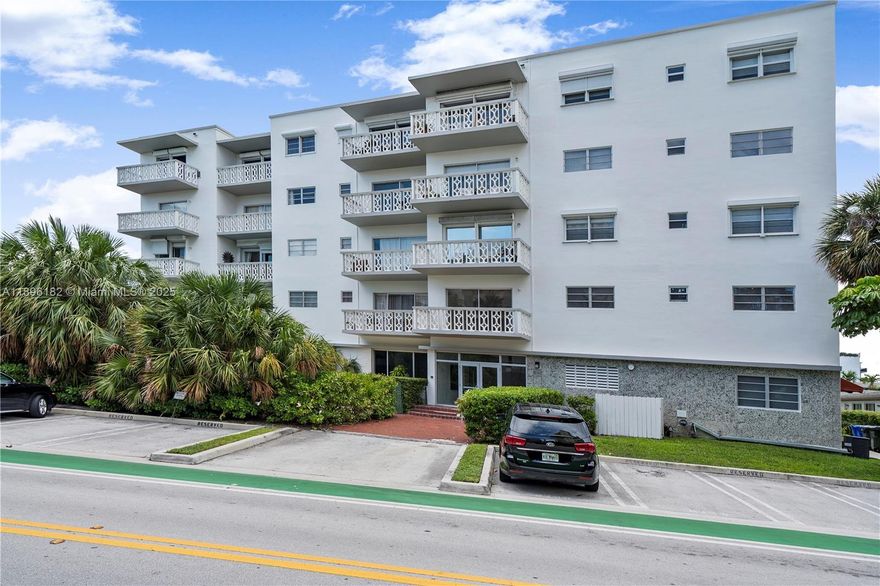GREAT FOR INVESTORS. EXCELLENT, MULTIPLE YEAR TENANT WOULD LOVE TO REMAIN IN UNIT. LARGE 1 BEDROOM 1 1/2 BATH WITH TILE FLOORING THROUGHOUT. BUILDING HAS LOCKED LOBBY WITH TELEPHONE ENTRY SYSTEM, VERY NICE POOL, AND A GREAT LOCATION. BEACH, SHOPPING, RESTAURANTS, HOUSES OF WORSHIP ALL WITHIN WALKING DISTANCE. VERY LOW MAINTENANCE ($402.07) AND 1 ASSIGNED PARKING SPACE.