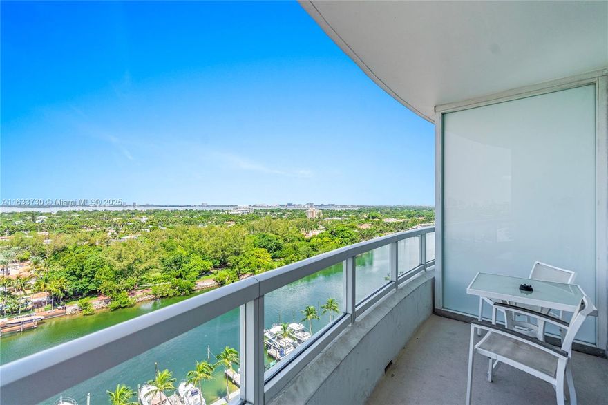 Enjoy unobstructed views of the bay, creek & city in this beautiful Jr suite at Fontainebleau II. Enjoy full service, vacation-style living in a furnished turnkey unit with 1 king bed, 1 sleeper sofa, double burner kitchenette, microwave, mini refrigerator, walk in closet and additional owners' closet, large marble bathroom with hot tub & more. Option to enroll in hotel rental program & receive income while away! The Fontainebleau resort offers award-winning restaurants, LIV night club, Lapis spa & state-of-the-art fitness center, bakery, shops, full-service salon and more. Maintenance fees include all utilities: AC, internet, cable, local calls, electricity, valet + daily free breakfast in owner's lounge. Please click the virtual tour link to see a video of the property.