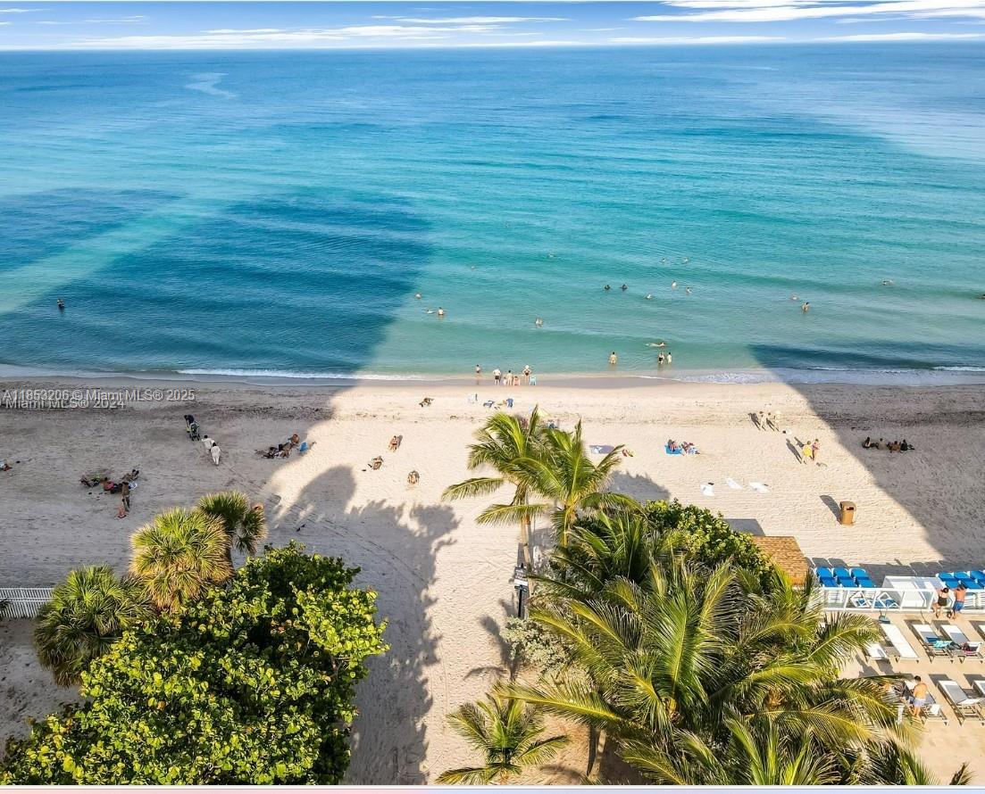 Beautiful sought after unit, corner oceanfront studio with gorgeous panoramic views of the prestigious Sunny Isles Beach, Florida's Riviera. Direct ocean balcony, fully furnished, functioning kitchen. Maintenance includes, cable, Wi-Fi, Ac, electricity, water, and pool service, chairs, lounge chairs, umbrellas also includes fresh towels daily at the pool. Gym, Tiki Bar/Restaurant, coffee shop. Very easy to show as long as it is not rented. DO NOT DISTURB TENNANTS. Have 3 other units available and on MLS if this one is rented: Unit Numbers are as follows: #611, #636 and #1010