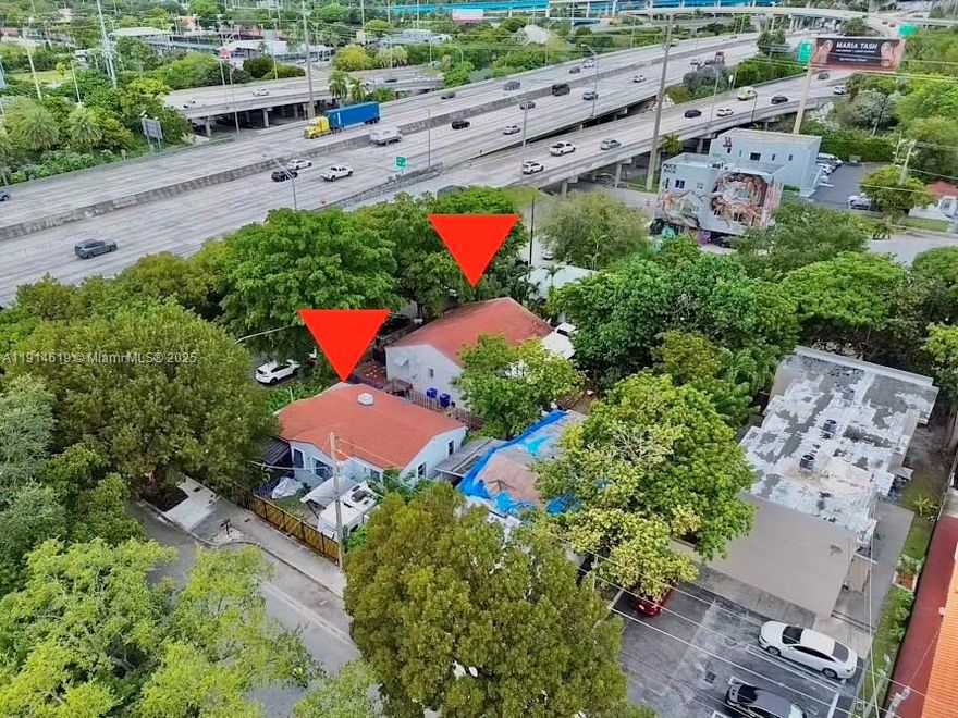 Prime T5-O assemblage in Wynwood Norte totaling 6,874 SF across two contiguous parcels: 3413 NW 6th Ave and 595 NW 34th St. Corner configuration with approx. 103 ft of frontage on NW 6th Ave and 58 ft on NW 34th St. Zoning supports mixed-use, multifamily, boutique lodging, retail, live/work and commercial adaptive reuse within Miami’s CEN-Pedestrian district. Exceptional infill location minutes from Wynwood, Midtown, Design District and major transit corridors. Strong land appreciation, high development flexibility and limited T5-O supply make this site ideal for developers, investors and creative users. Existing structures provide interim income. A rare opportunity in one of Miami’s fastest-growing urban zones.