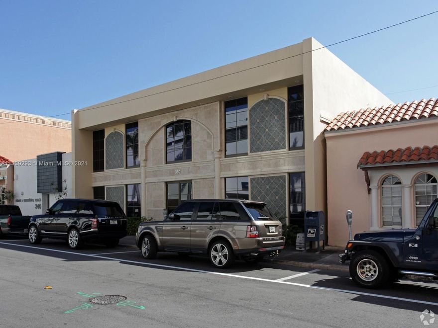 350 Sevilla presents an excellent opportunity for an owner office user. Currently, 90% is occupied by multiple tenants. The Lease provides an early termination of rental contracts upon transfer of ownership if needed.  350 Sevilla allows an owner-user to occupy this one-of-a-kind Building for significantly less than they could lease on an annual basis. This Class B office building is currently configured as a multi-tenant office building with two floors.  The Building has been exceptionally well-maintained and requires very minimal up-front expenditure.  The landlord recently replaced the entire HVAC system and spent more than $150,000 renovating their second-floor spaces.