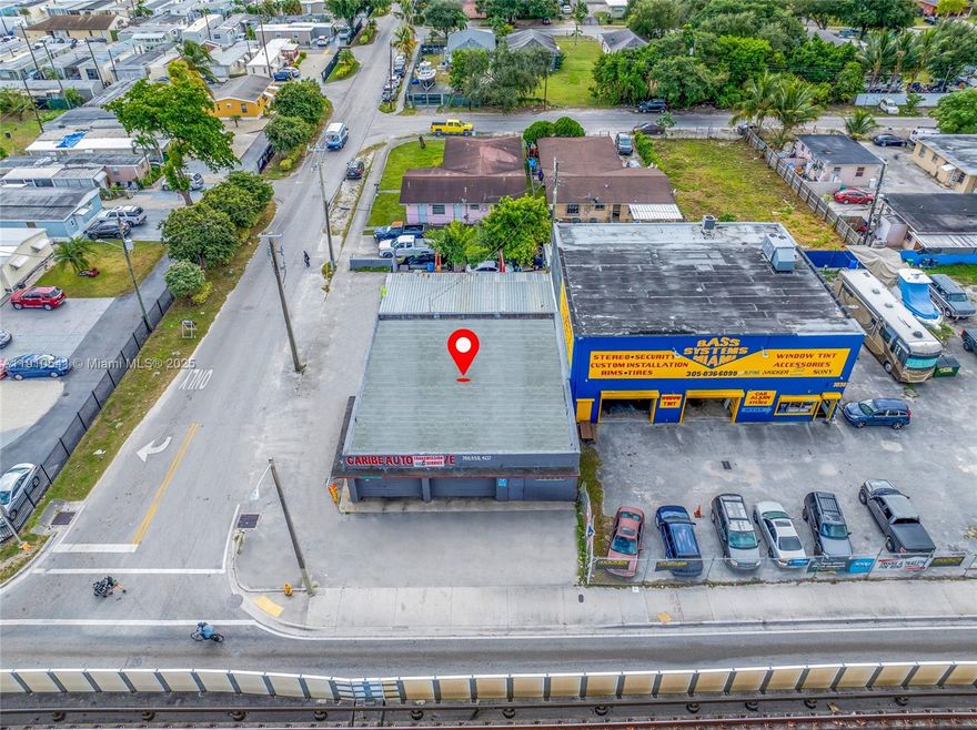 FOR SALE / LEASE
Property Highlights
2,452± SF freestanding building on a 7,076± SF corner lot
Zoned NCUAD— ideal for redevelopment
Turnkey mechanic shop with functional office space, loading doors, and secure yard
Ample customer parking and high visibility along NW 79th Street — a major east-west corridor with strong traffic counts
Nestled near Allapattah, Brownsville, and Little River, this site sits in the path of major urban revitalization and mixed-use development. Just minutes from the HueHub 4032-unit workforce housing project by developer Pablo Castro, spanning 12 acres at 8395 NW 27th Avenue under the Live Local Act (SB 102).
Investment Opportunity
Whether you’re an owner-user, investor, or developer, this property delivers unmatched flexibility. ideal for mixed-use