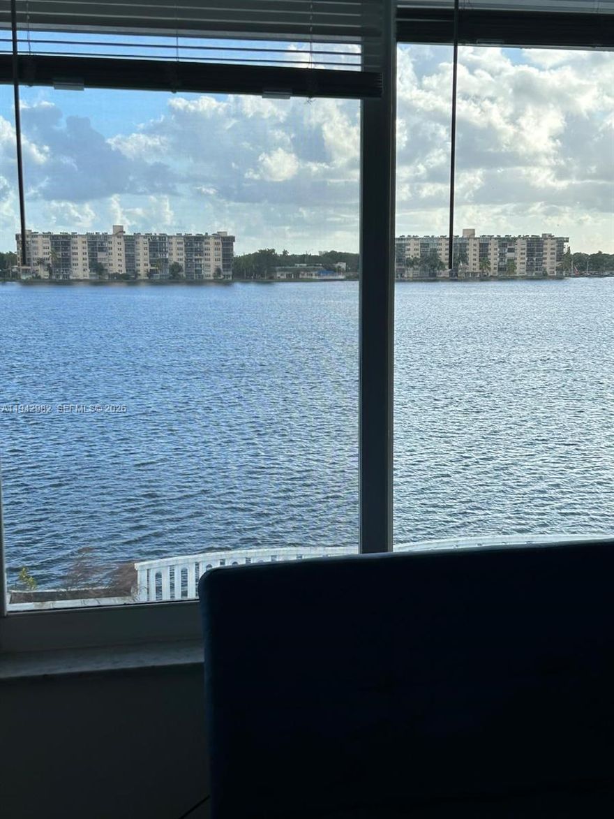 Beautiful water view apartment with 1B and Den , convenient location. Under new management company with a Beautiful Party Room and amenities for the owner. Management Company contact Ardent Property Group LLC for more info about assessment and restrictions