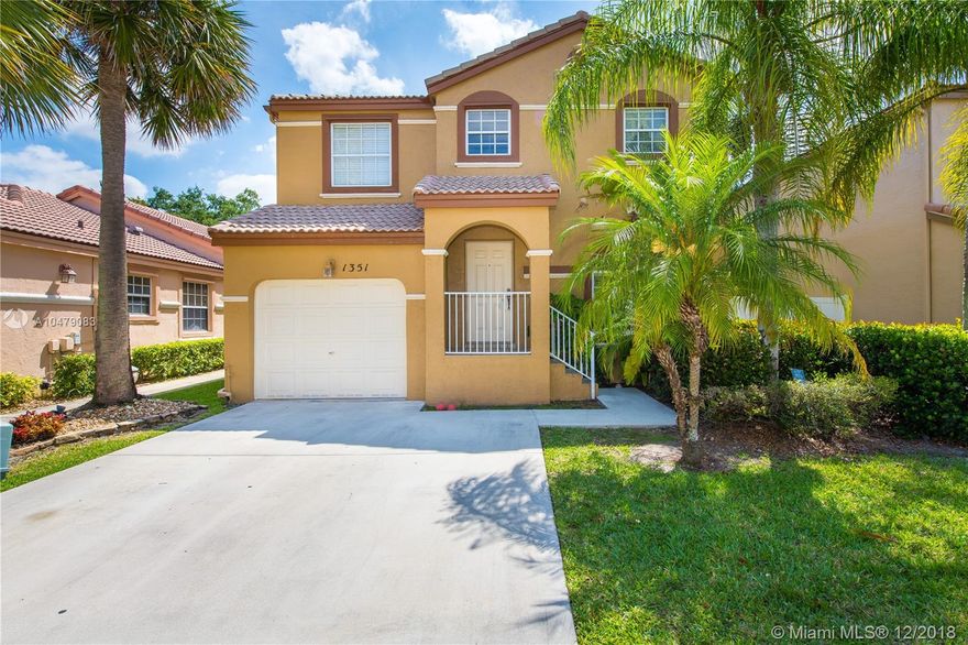 Bright and spacious 2-story home within the gated community of Royal Bay in Towngate. This home features tile flooring throughout with wood stairs, separate family room, indoor washer-dryer utility room, an enormous fenced in backyard, 1-car garage. Royal Bay is located near Towngate park (not included with HOA dues) which includes but is not limited to a swimming pool, playground, Tennis, Basketball, Baseball field and more. Towngate is conveniently located near I-75, parks, schools, golf, restaurants, and shopping.