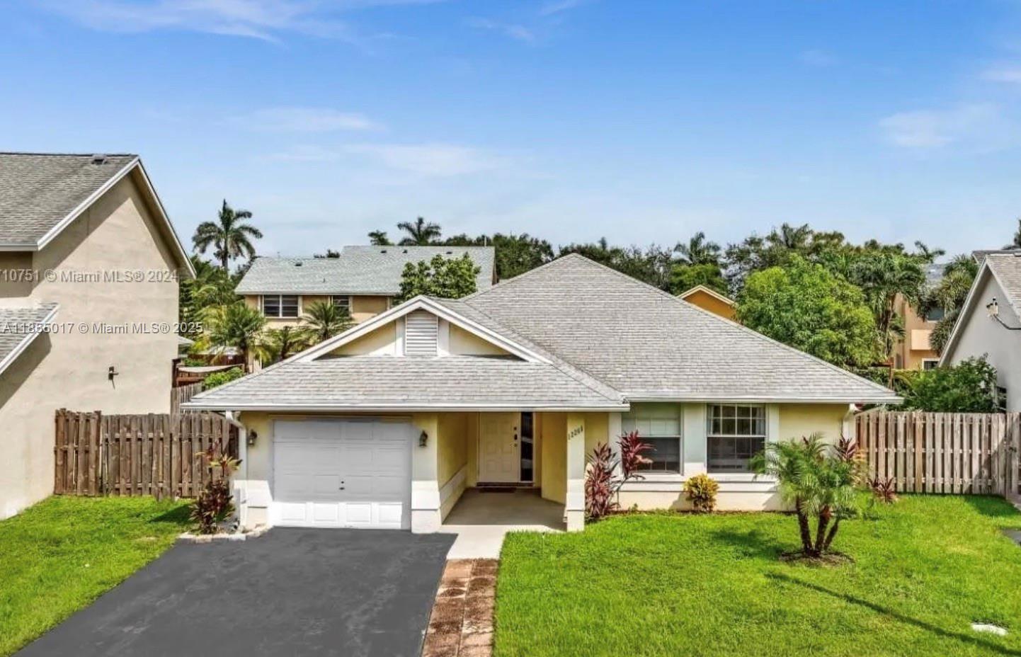 BEAUTIFUL SINGLE STORY HOME IN THE SOUGHT-AFTER SAWGRASS ESTATES! 3 BEDROOMS, 2 BATHS PLUS CONVERTED 1 CAR GARAGE WITH A/C THAT CAN BE USED AS AN OFFICE OR EXTRA ROOM. FENCED PATIO FOR ENTERTAINMENT. THIS HOME IS CLOSE TO SHOPPING, SAWGRASS MILLS MALL, RESTAURANTS AND MAJOR HIGHWAYS.
