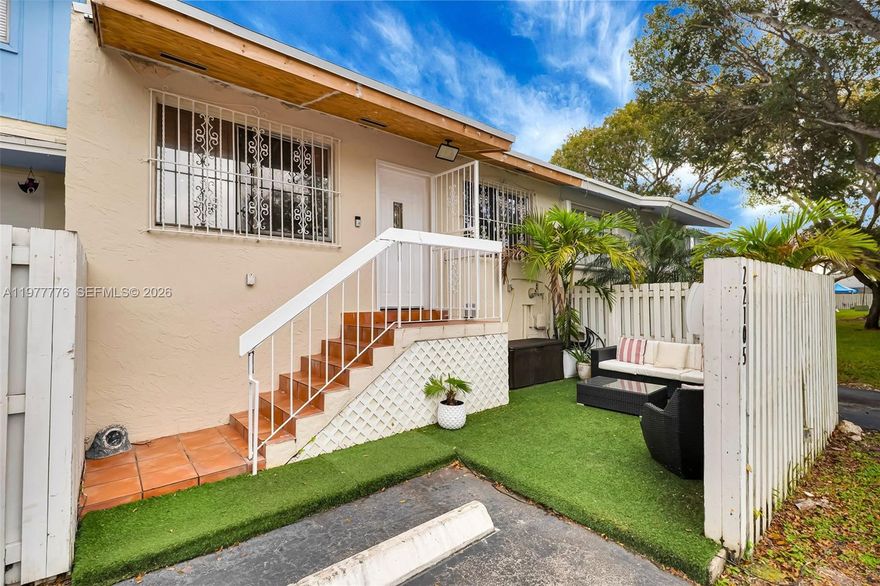 Welcome to your new home in Cutler Bay! This stunning townhome features 2 bedrooms, 2 bathrooms, and a host of luxurious amenities. The community pool is perfect for relaxing on hot summer days, while the granite counters and stainless steel appliances in the kitchen make cooking a breeze. The tile flooring throughout adds a touch of elegance, and the new roof provides peace of mind for years to come. With a convenient location close to the Turnpike, commuting is a breeze. Plus, the new washer and dryer make laundry day a cinch. Don't miss out on this incredible opportunity to own a beautiful townhome in Cutler Bay!