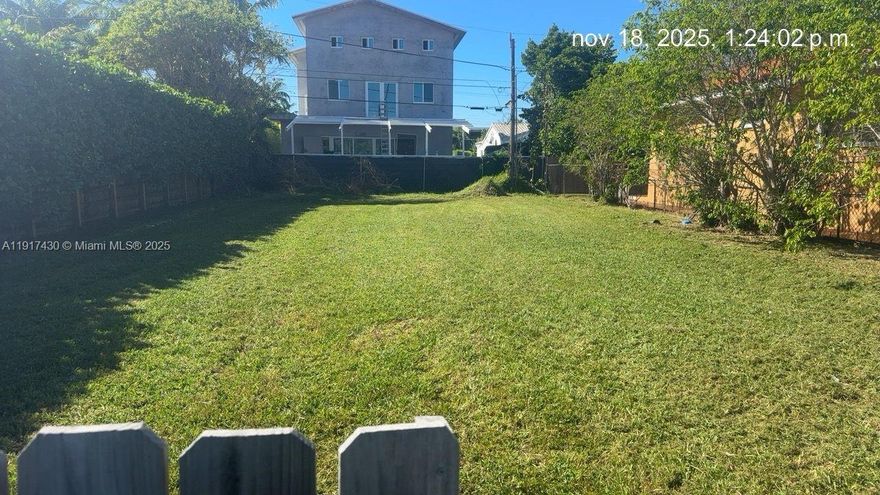 Amazing lot in prestigious location. Build your dream home 1 block from the beach right on Harding Ave