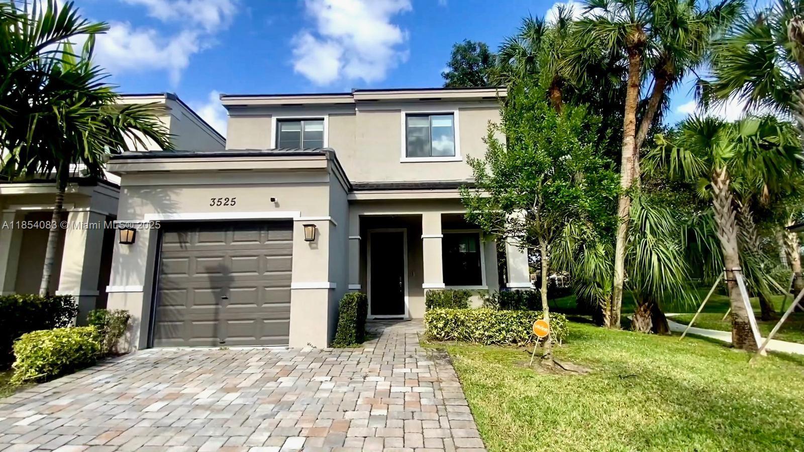 Lovely 3-bedroom, 2.5-bathroom single-family home with a 1-car garage, located in a secure, gated community. This home offers a spacious layout with modern features and an inviting atmosphere. Enjoy the convenience of included services such as cable, internet, trash removal, landscaping, pool access, and water. The community amenities are perfect for relaxation and entertainment. Located just 6 miles from the beach, you can easily enjoy the coastal lifestyle. Perfect for those seeking a low-maintenance home with great amenities and proximity to the beach!